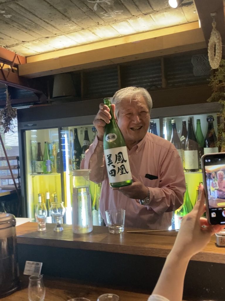 木本さんと、とっておきの日本酒の撮影タイム★