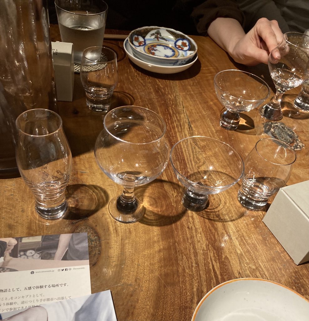 【てならい後記】いい日本酒をいいグラスで飲み分けて愉しむワークショップのアイキャッチ画像