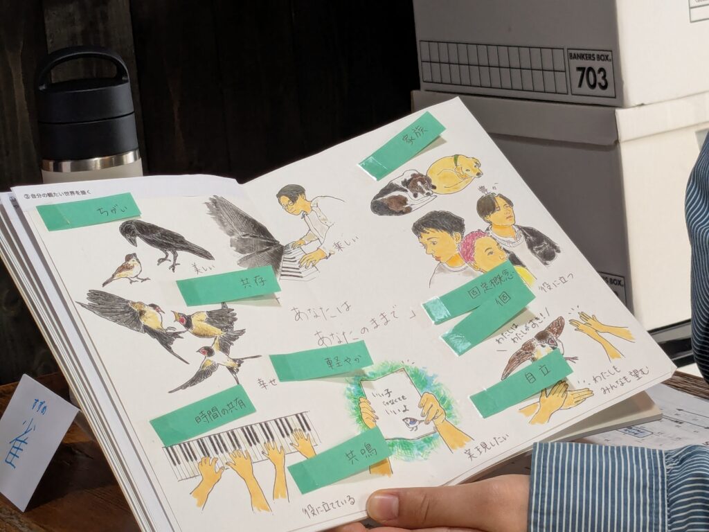 【てならい後記】 自分の“物語“を探して本にする、連続ワークショップ。＜3回目＞のアイキャッチ画像